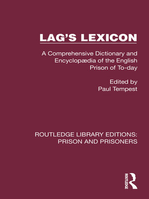 cover image of Lag's Lexicon